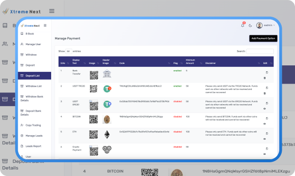 Free CRM system for managing trading clients and operations