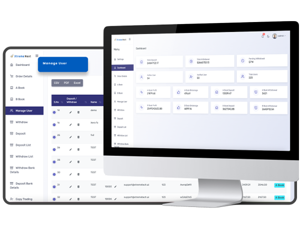 Advanced free CRM dashboard for trading platform management